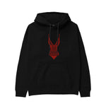 Bordeaux Contour Hoodie Siyah Ön
