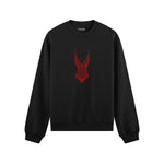 Bordeaux Contour Oversize Sweatshirt Siyah Ön