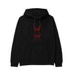 Bordeaux Silhouette Hoodie Siyah Ön