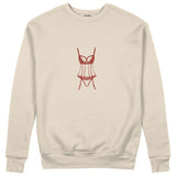 Bordeaux Silhouette Sweatshirt Bej Ön