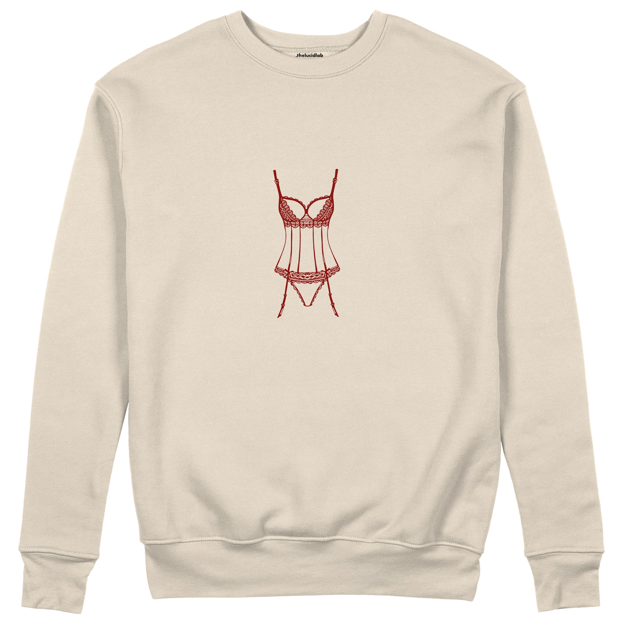 Bordeaux Silhouette Sweatshirt Bej Ön