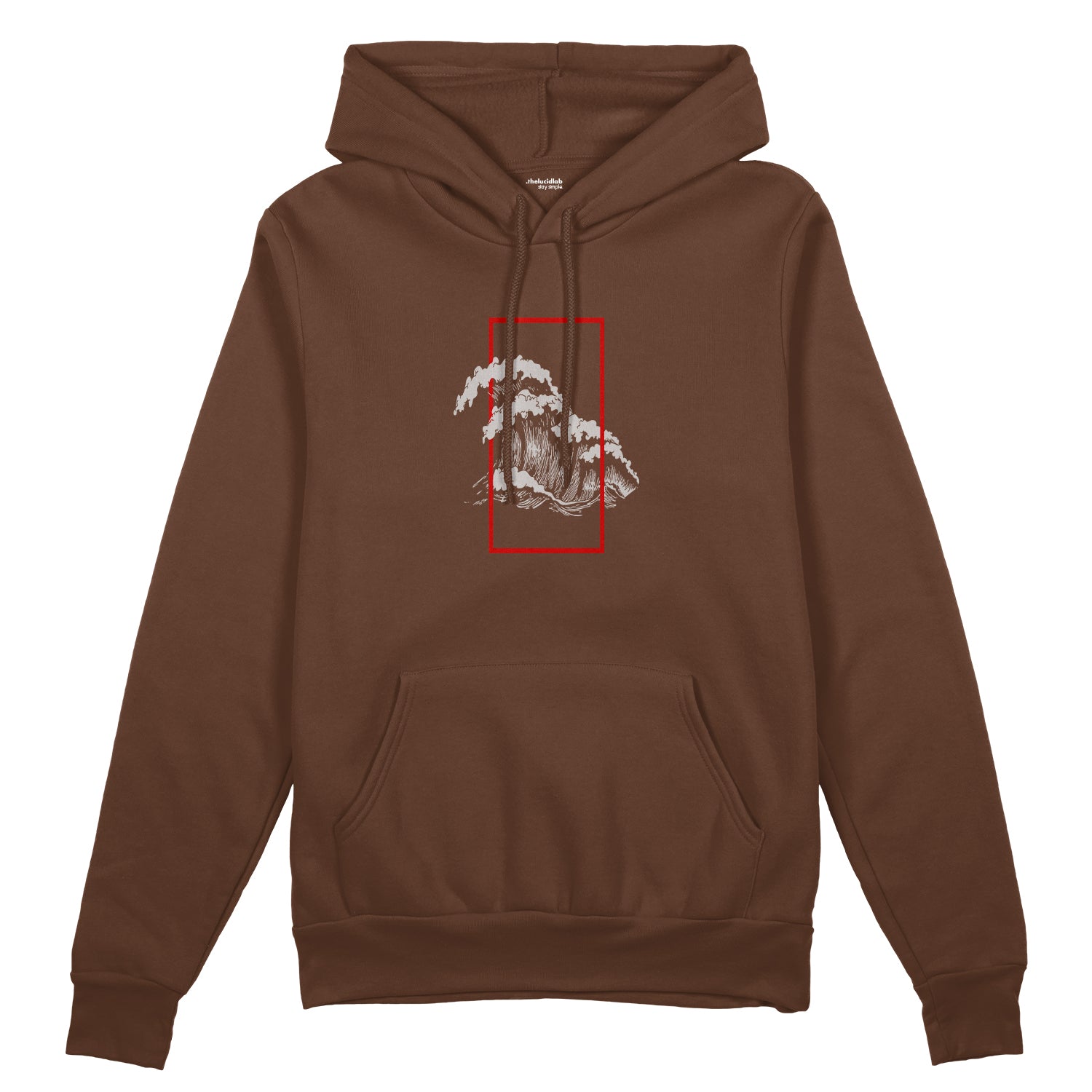Perspektif Kanagawa Dalgası Oversize Hoodie