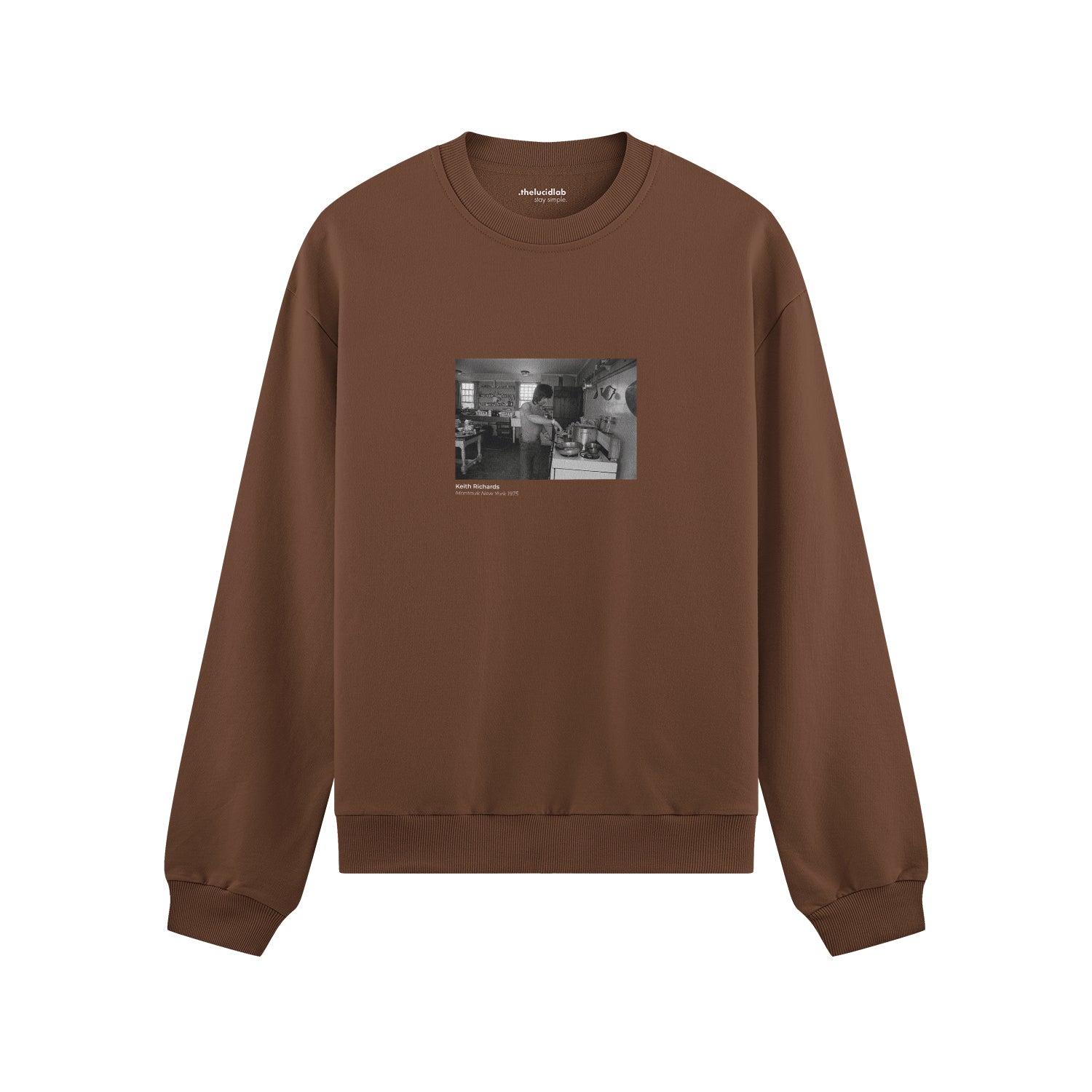 Keith Richards Montauk New York 1975 Oversize Sweatshirt