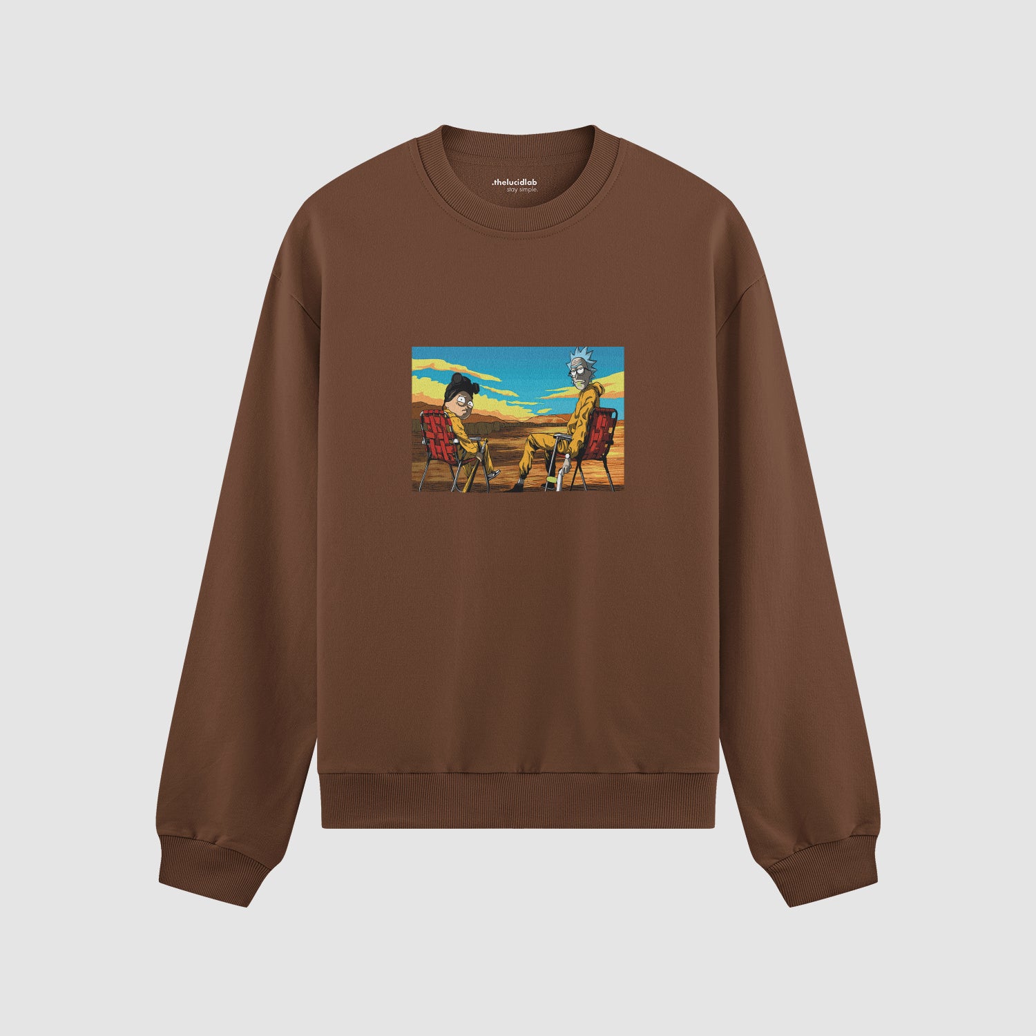 Breaking Bad / Rick and Morty Oversize Sweatshirt