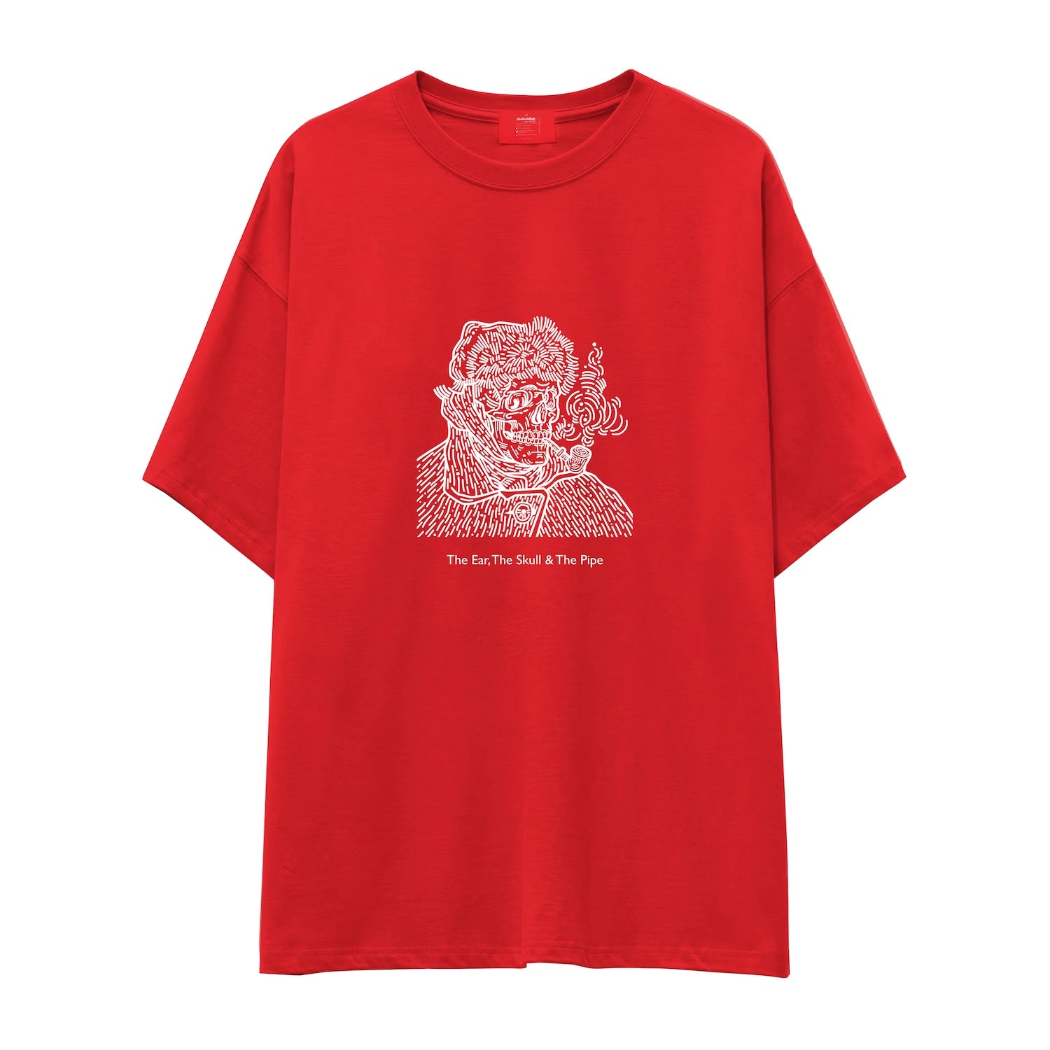 The Ear, The Skull & The Pipe Oversize Tişört