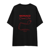 Monako Grand Prix Oversize Tişört