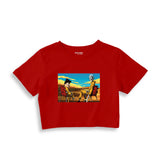 Breaking Bad / Rick and Morty Crop Tişört