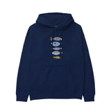 Marine Pattern Study Hoodie