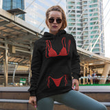 Red Bikini Oversize Hoodie