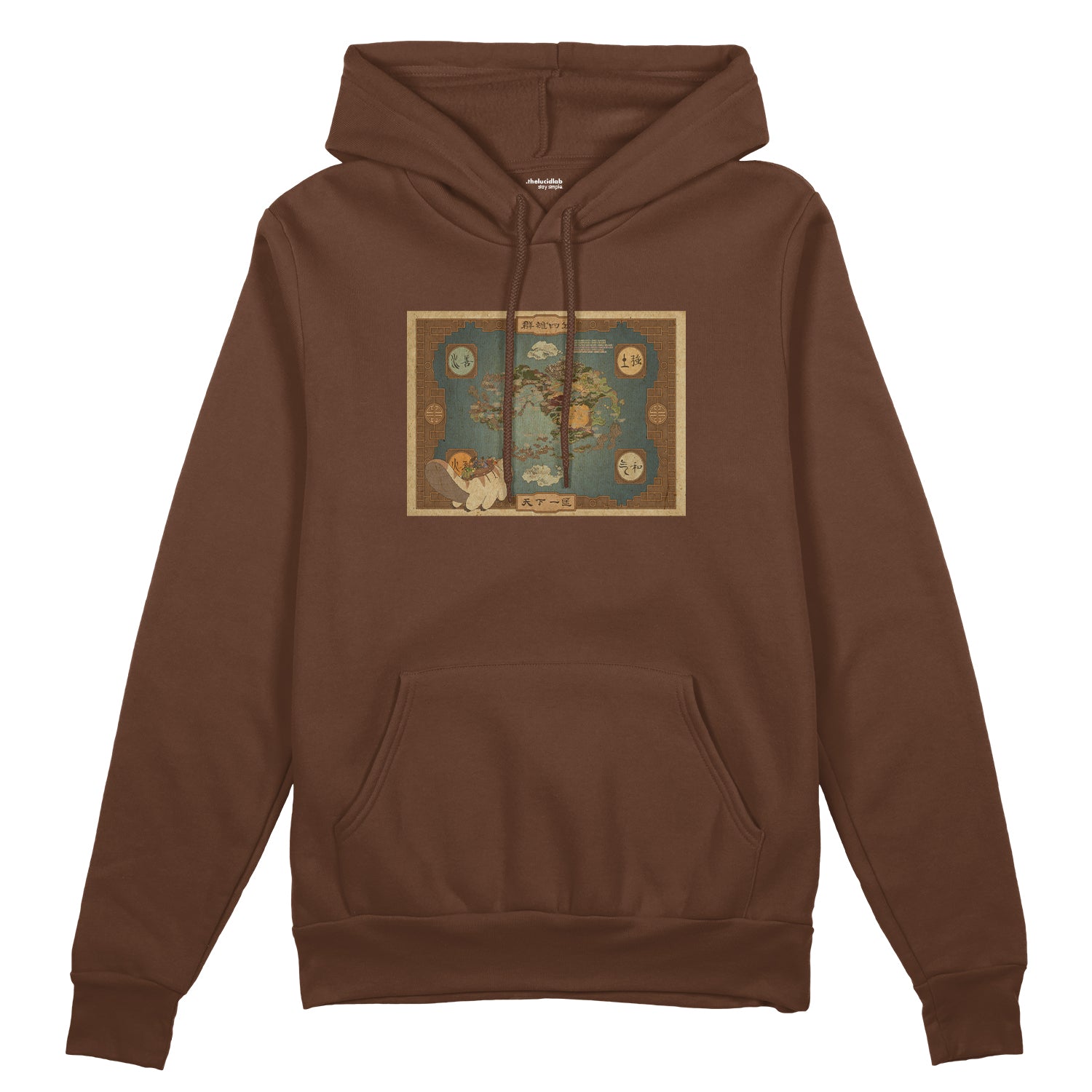 Avatar The Last Airbender Map Oversize Hoodie