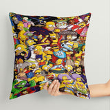 Simpsons Çift Taraflı Kırlent Kılıfı 2 Adet