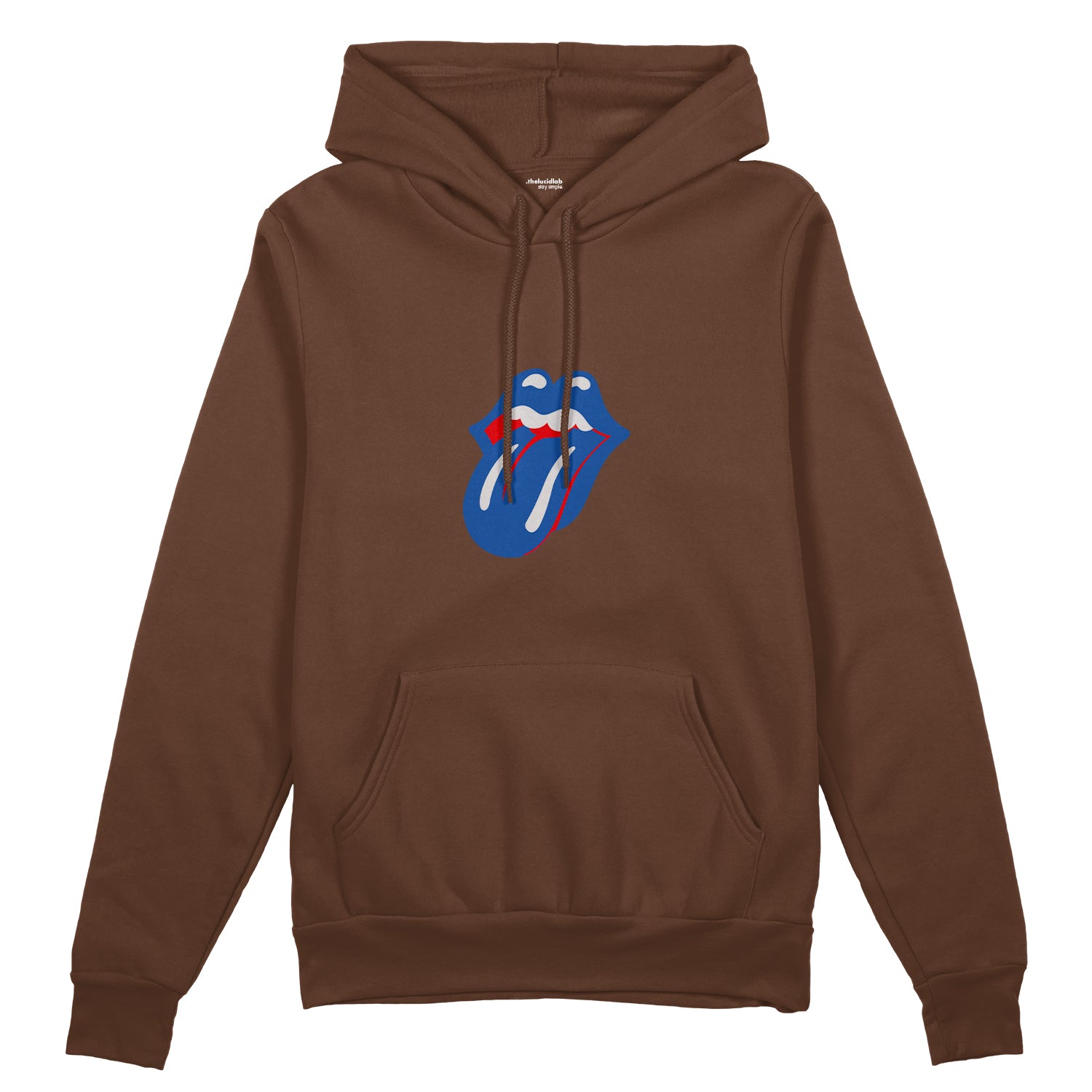 The Rolling Stones Blue Oversize Hoodie