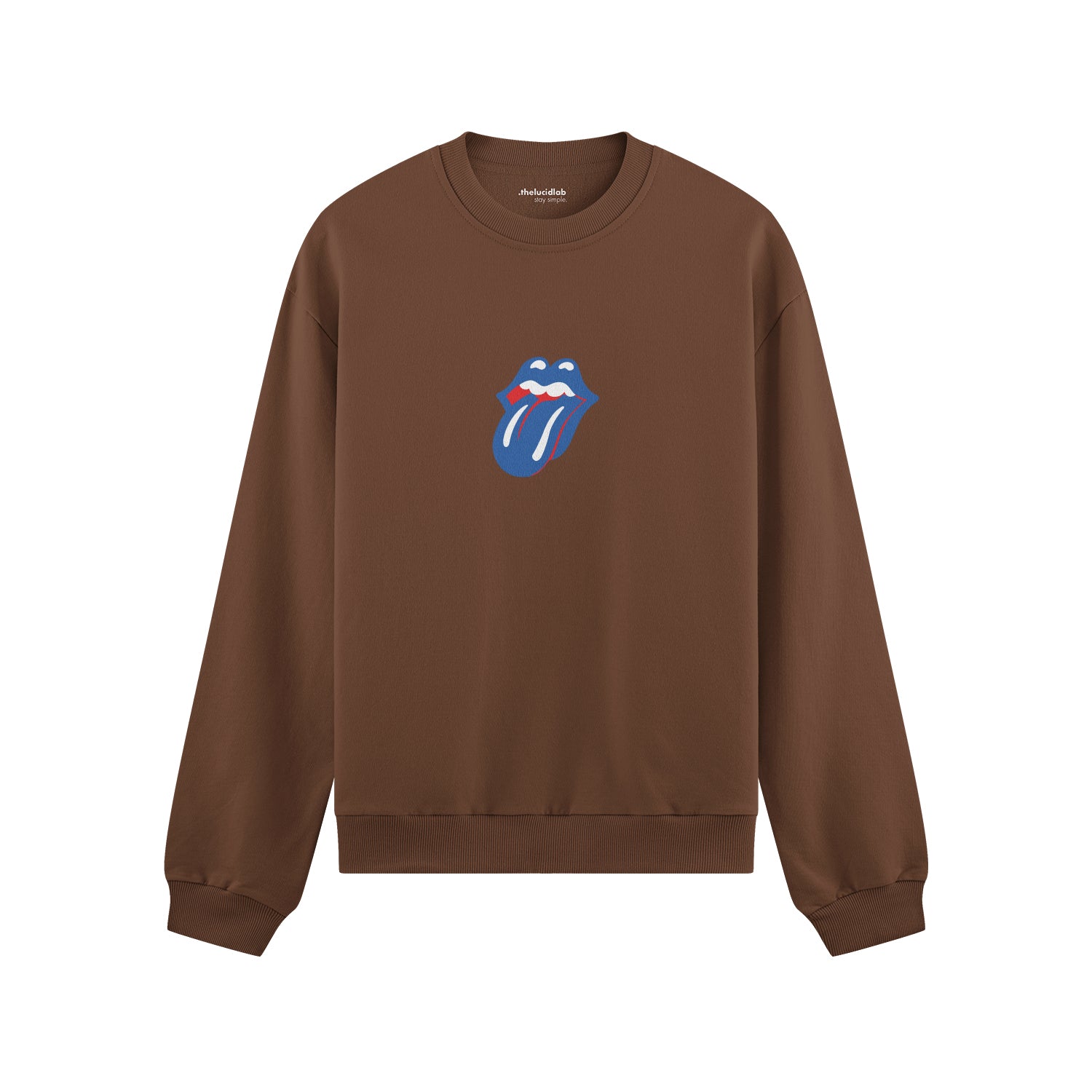 The Rolling Stones Blue Oversize Sweatshirt