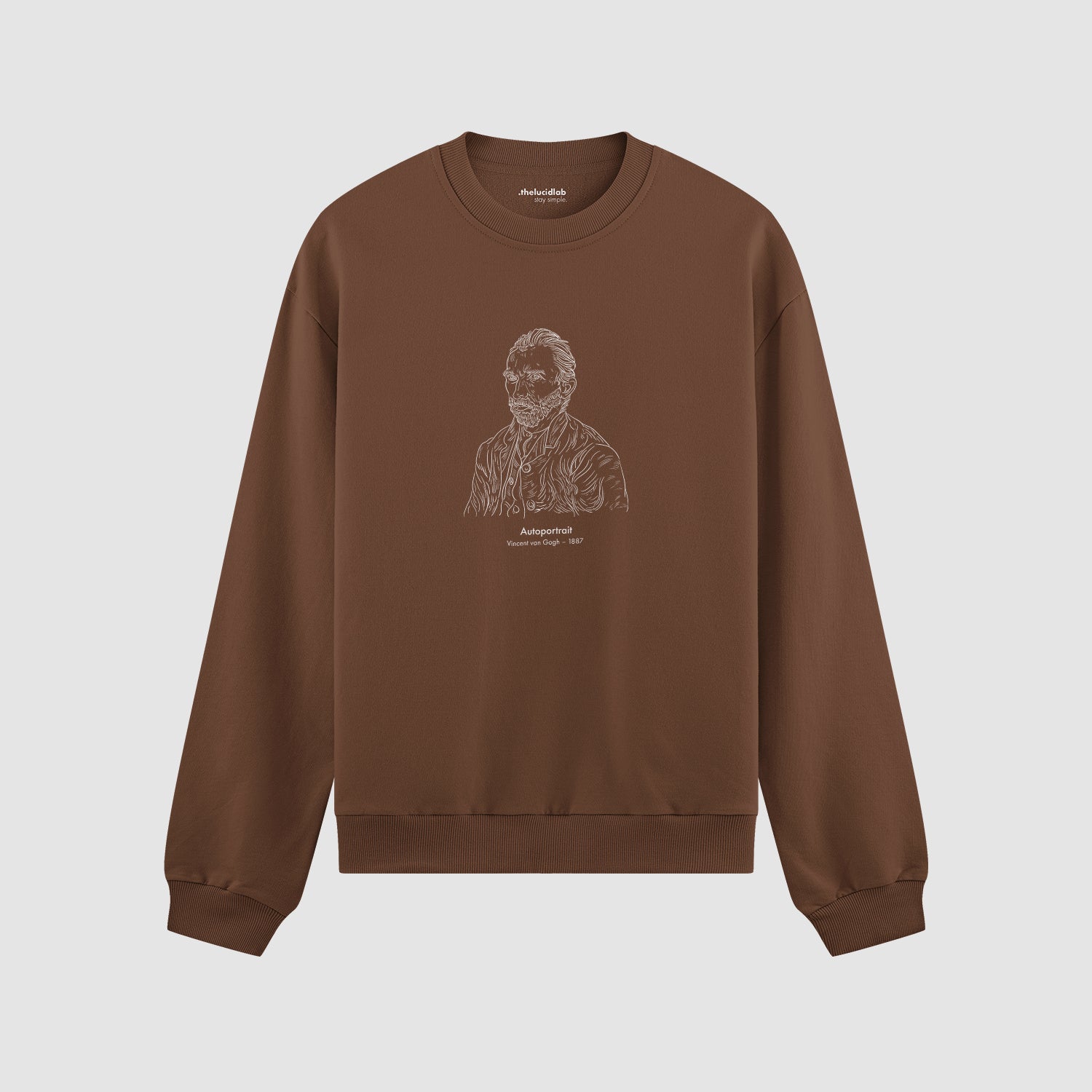 Vincent Van Gogh Autoportrait 1887 Oversize Sweatshirt
