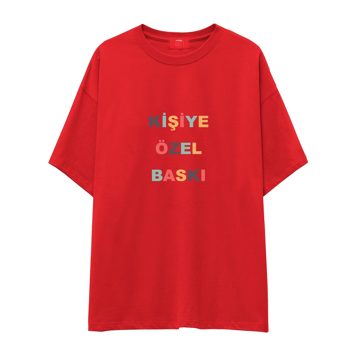 Kişiye Özel Baskılı Oversize Tişört