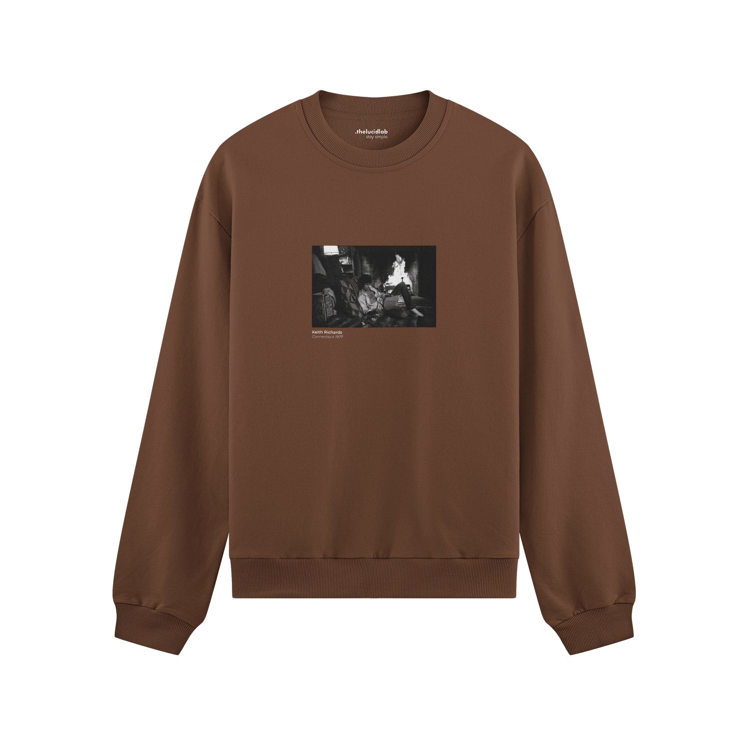 Keith Richards Connecticut 1977 Oversize Sweatshirt