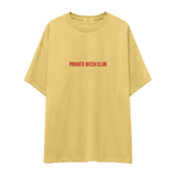 Private Bitch Club Oversize Tişört