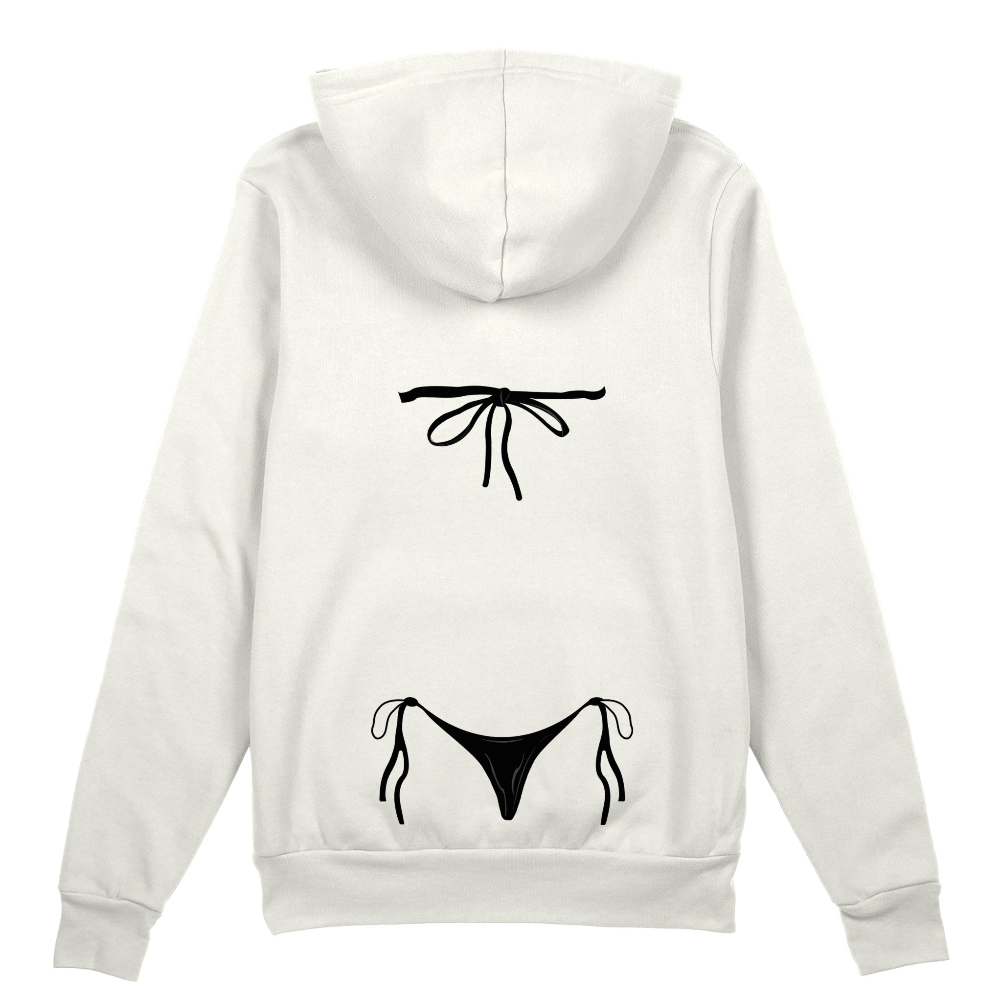 Black Bikini Oversize Hoodie