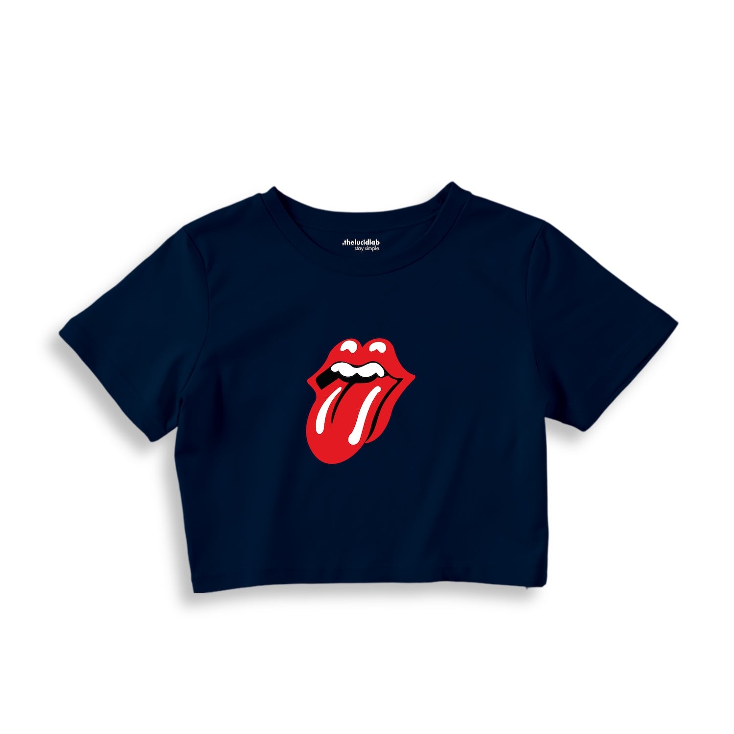 The Rolling Stones Crop Tişört
