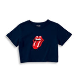 The Rolling Stones Crop Tişört