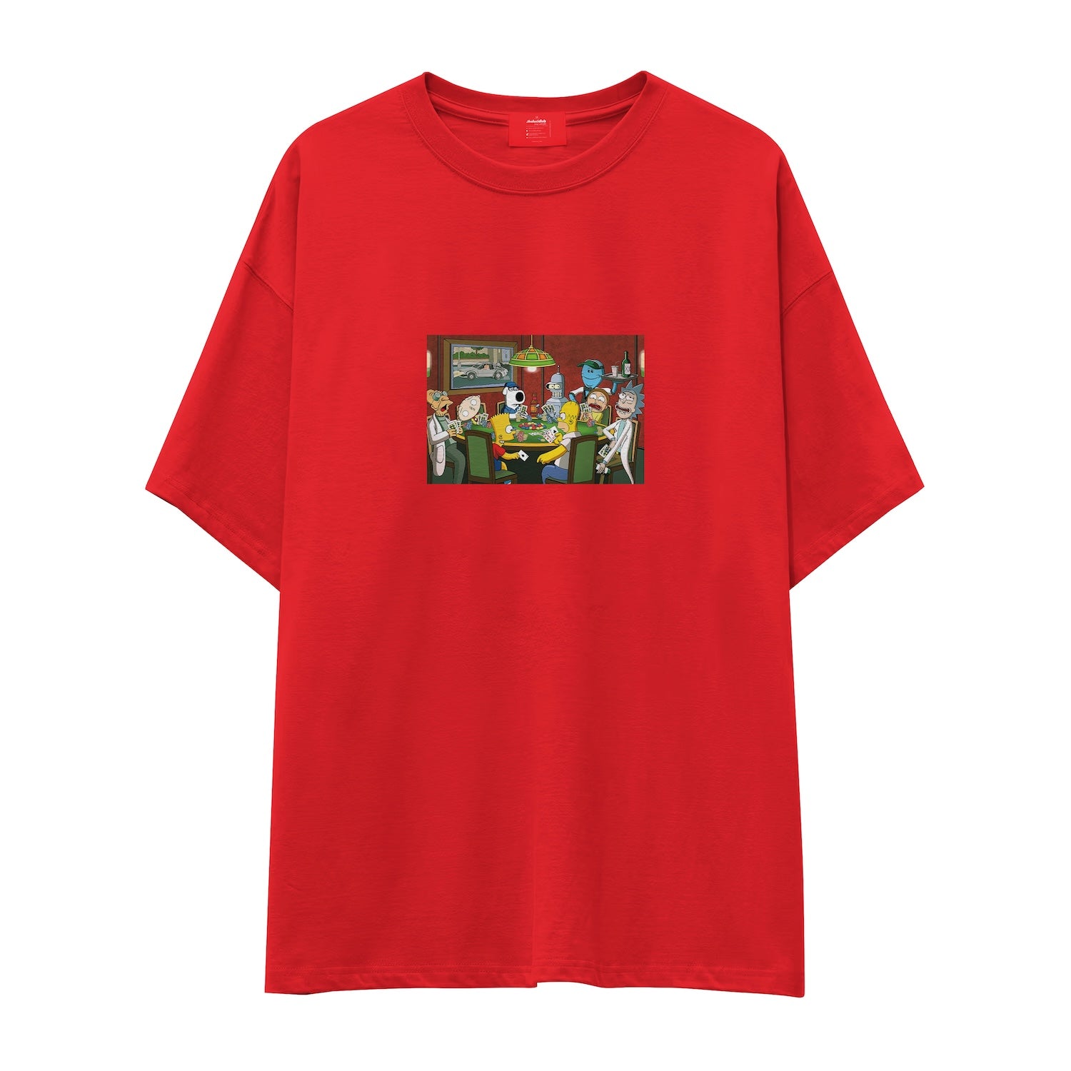 Champions League Poker Oversize Tişört