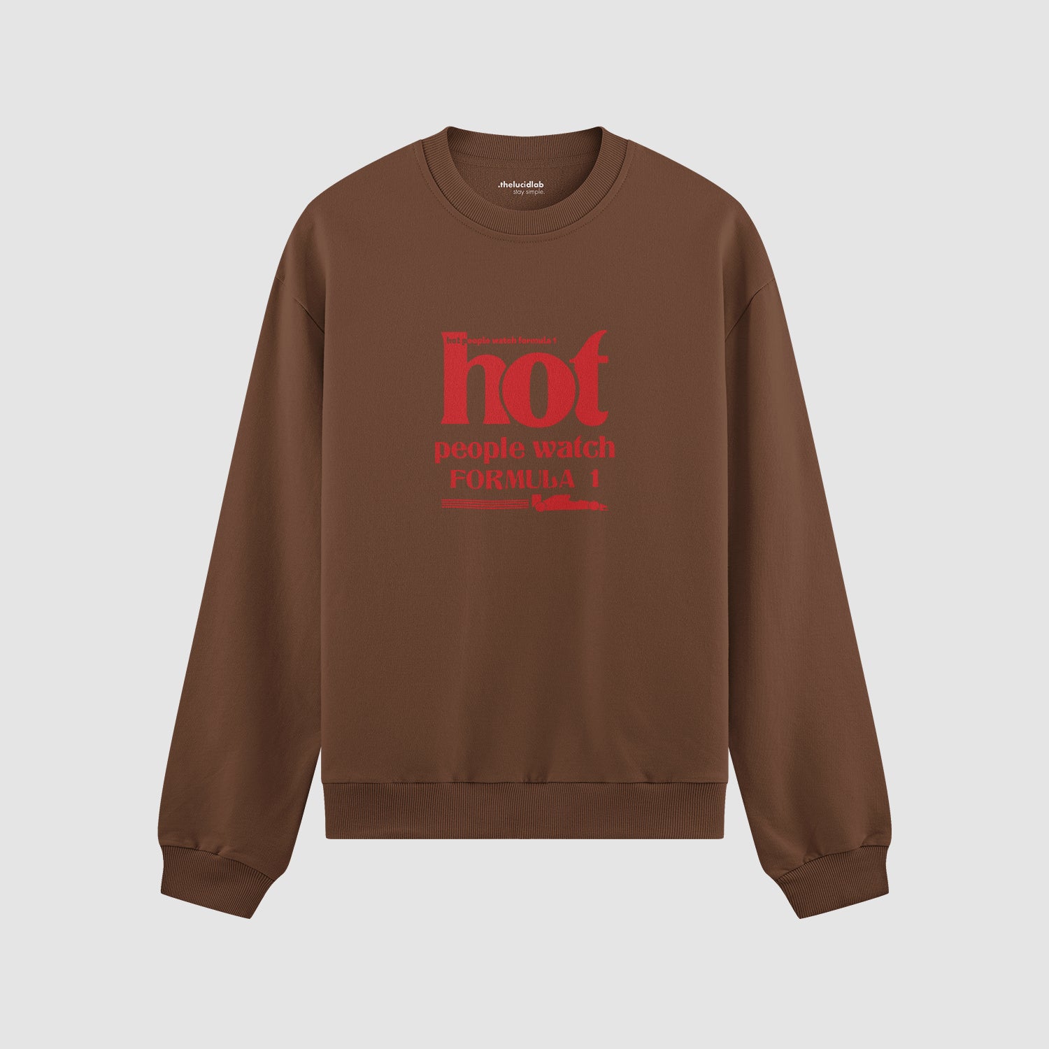 Hot People Watch Formula 1 Oversize Sweatshirt