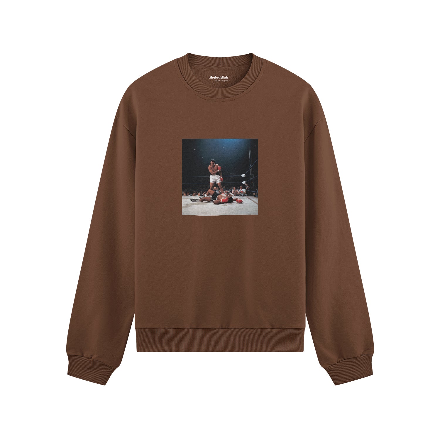 Muhammed Ali And Sonny Liston Usa 1965 Oversize Sweatshirt