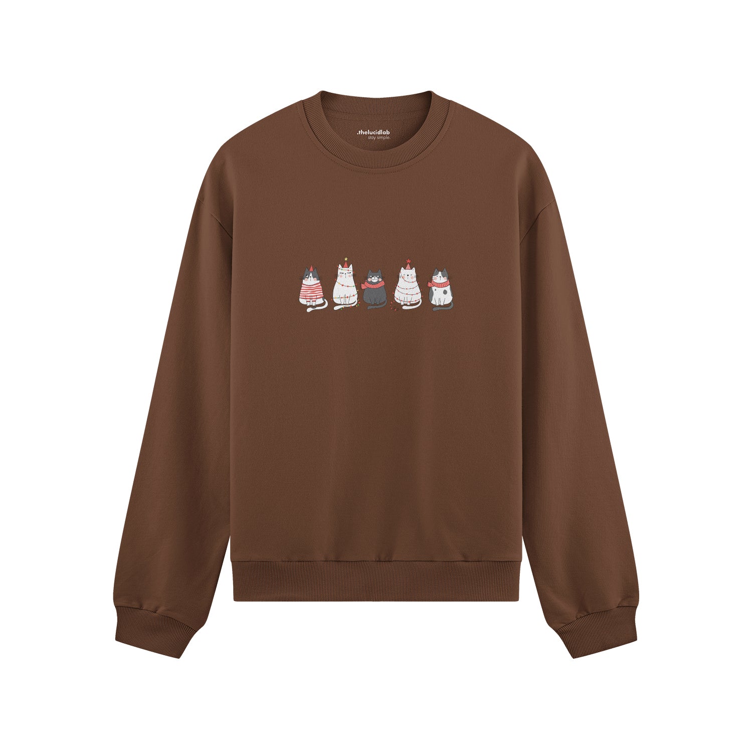 Christmas Kitty Parade Oversize Sweatshirt