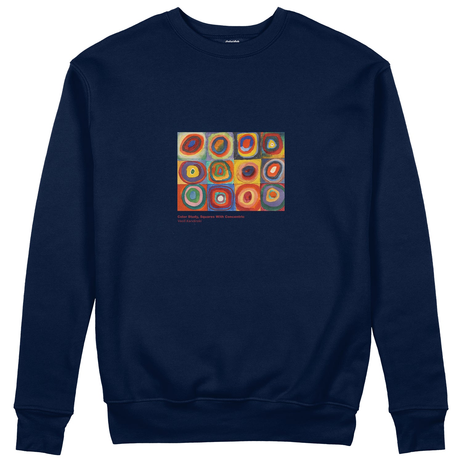 Color Study, Squares With Concentric Circles Sweatshirt