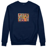 Color Study, Squares With Concentric Circles Sweatshirt