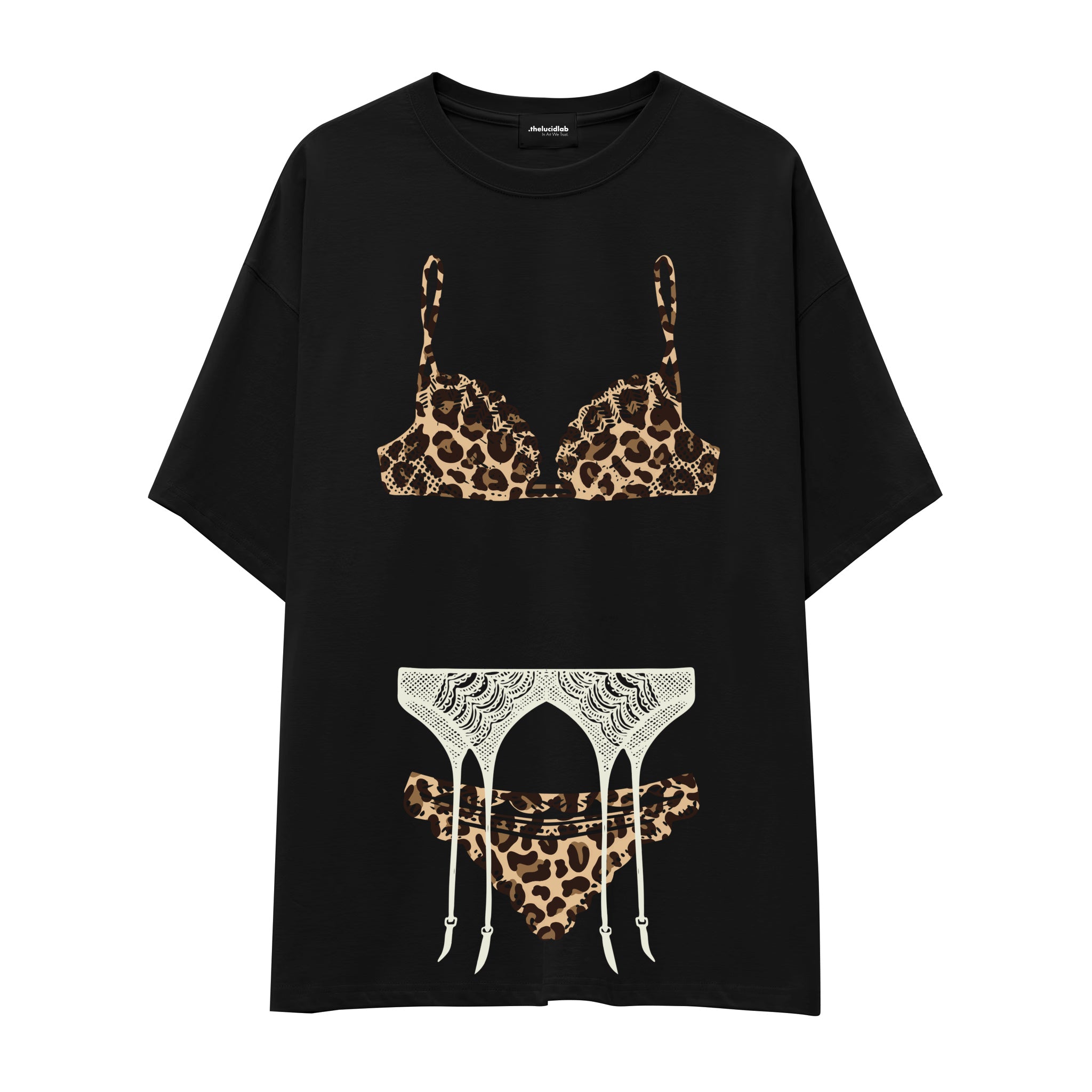 Noir Seduce – Leopard Oversize Tişört