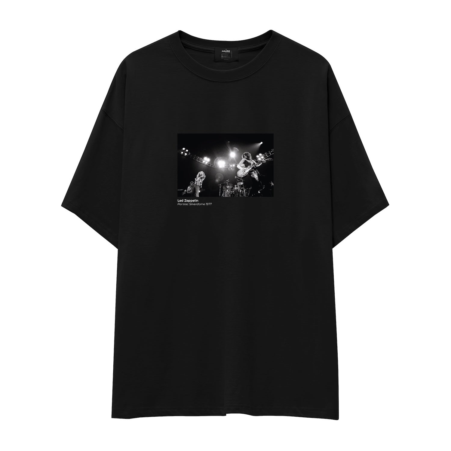 Led Zeppelin Pontiac Silverdome 1977 Oversize Tişört