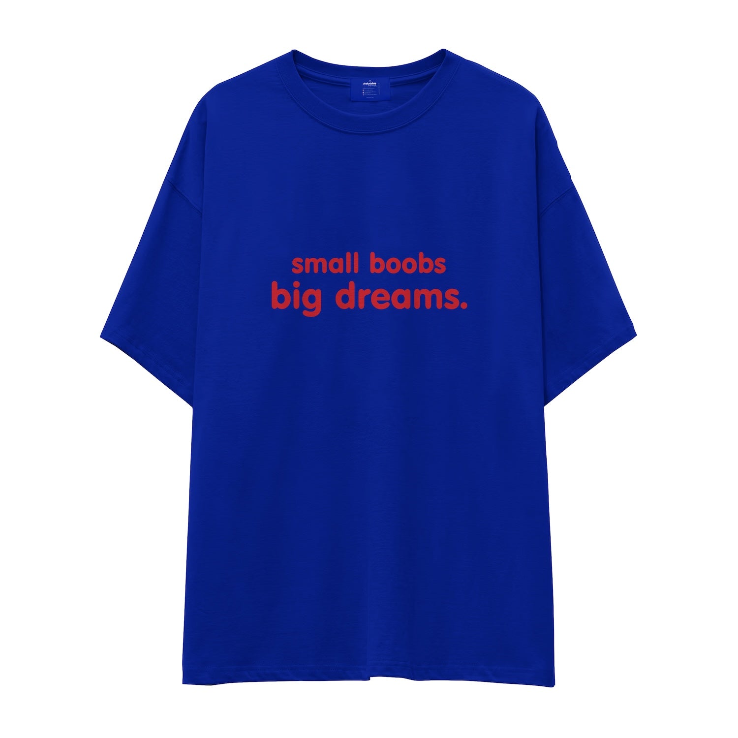 Small Boobs Big Dreams Oversize Tişört