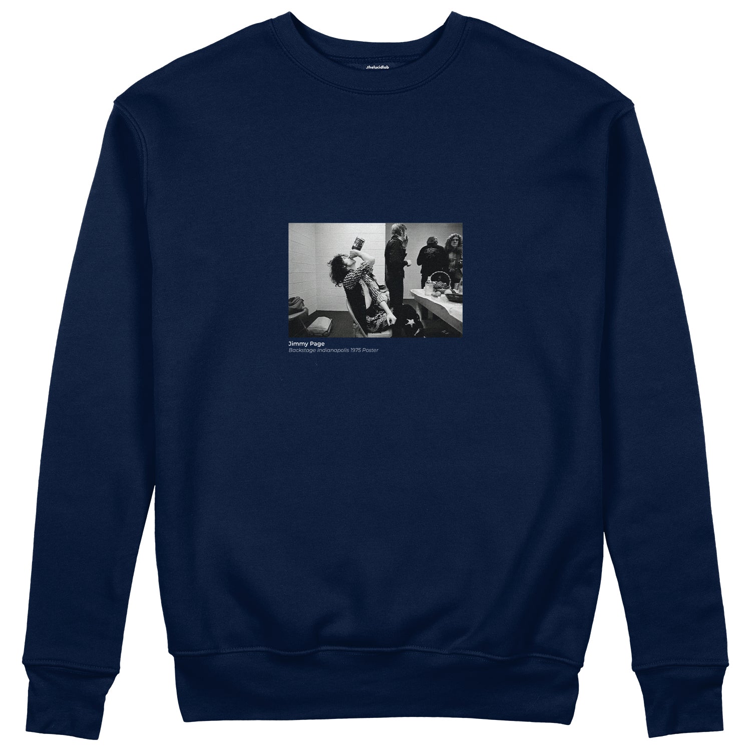Jimmy Page Backstage Indianapolis 1975 Sweatshirt