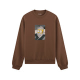 Albert Einstein / Homer Simpson Oversize Sweatshirt