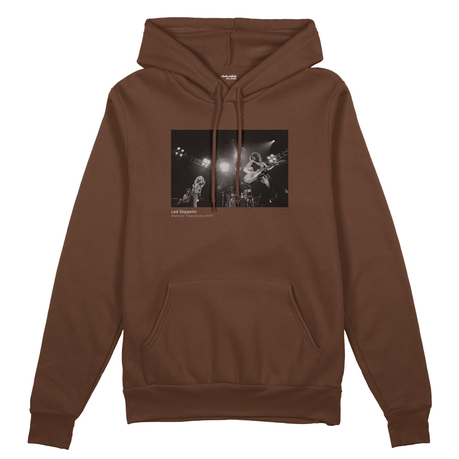 Led Zeppelin Pontiac Silverdome 1977 Oversize Hoodie