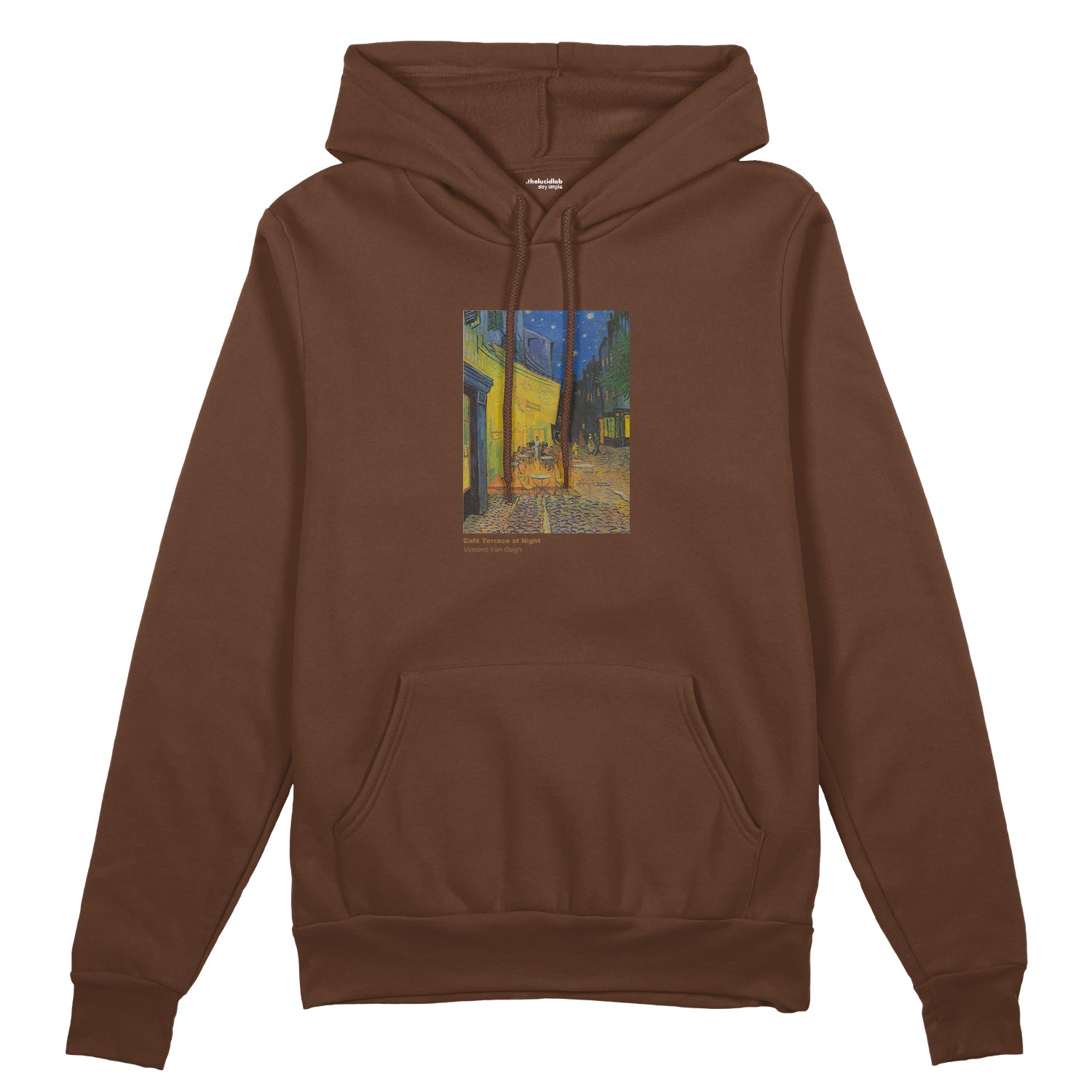 Café Terrace at Night Oversize Hoodie