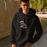 Perspektif Kanagawa Dalgası Oversize Hoodie