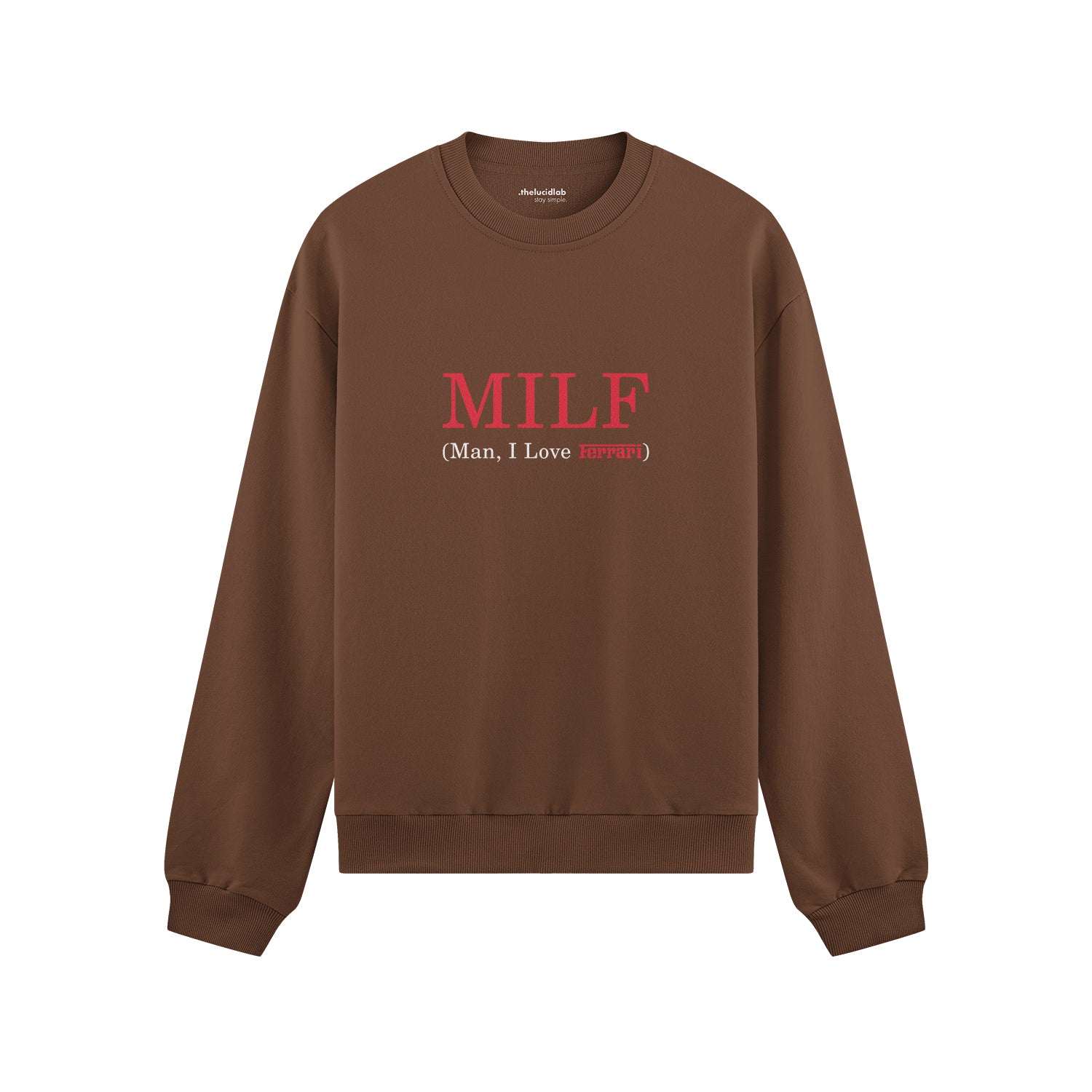 MILF / Man I Love Ferrari Oversize Sweatshirt