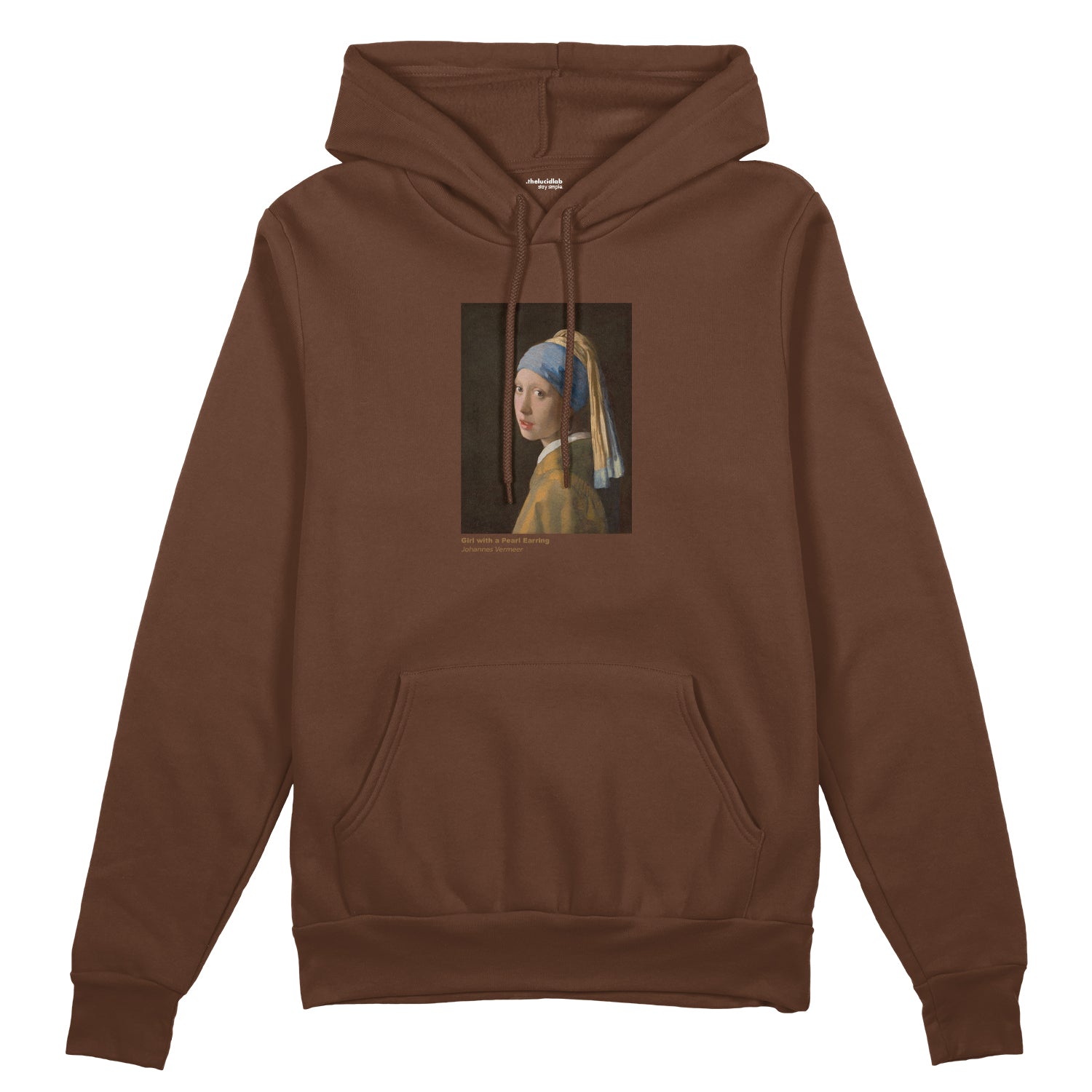 İnci Küpeli Kız Oversize Hoodie