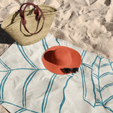 Azure Parasols Plaj Havlusu