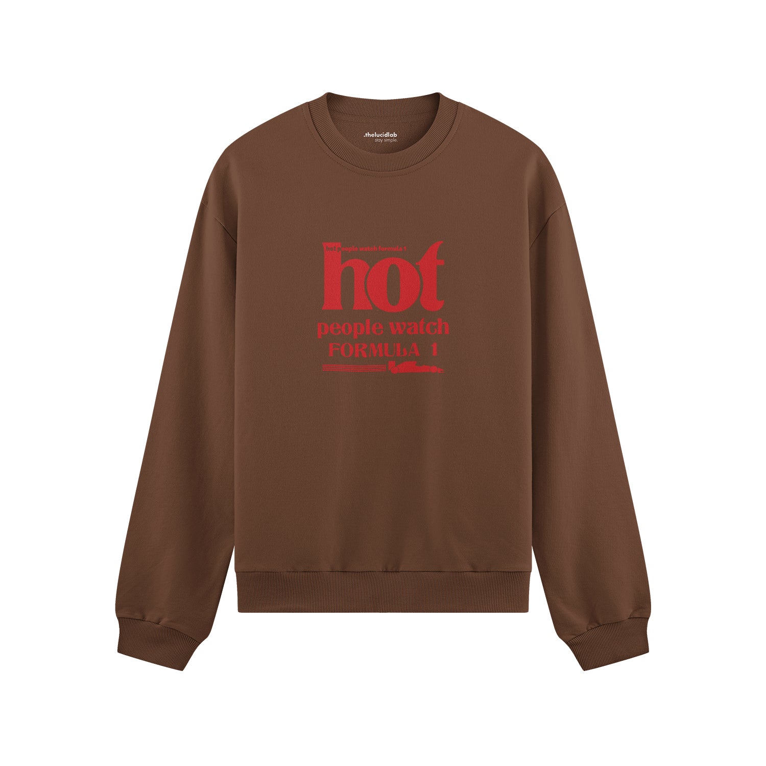 Hot People Watch Formula 1 Oversize Sweatshirt