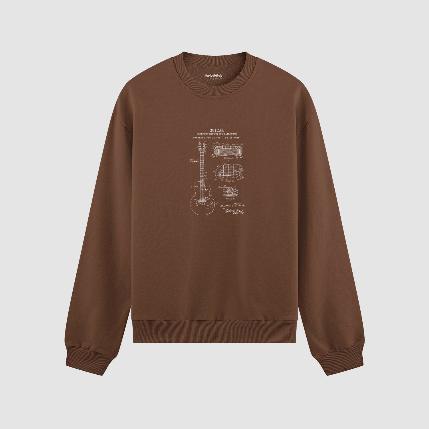 Gibson Les Paul Gitar Oversize Sweatshirt