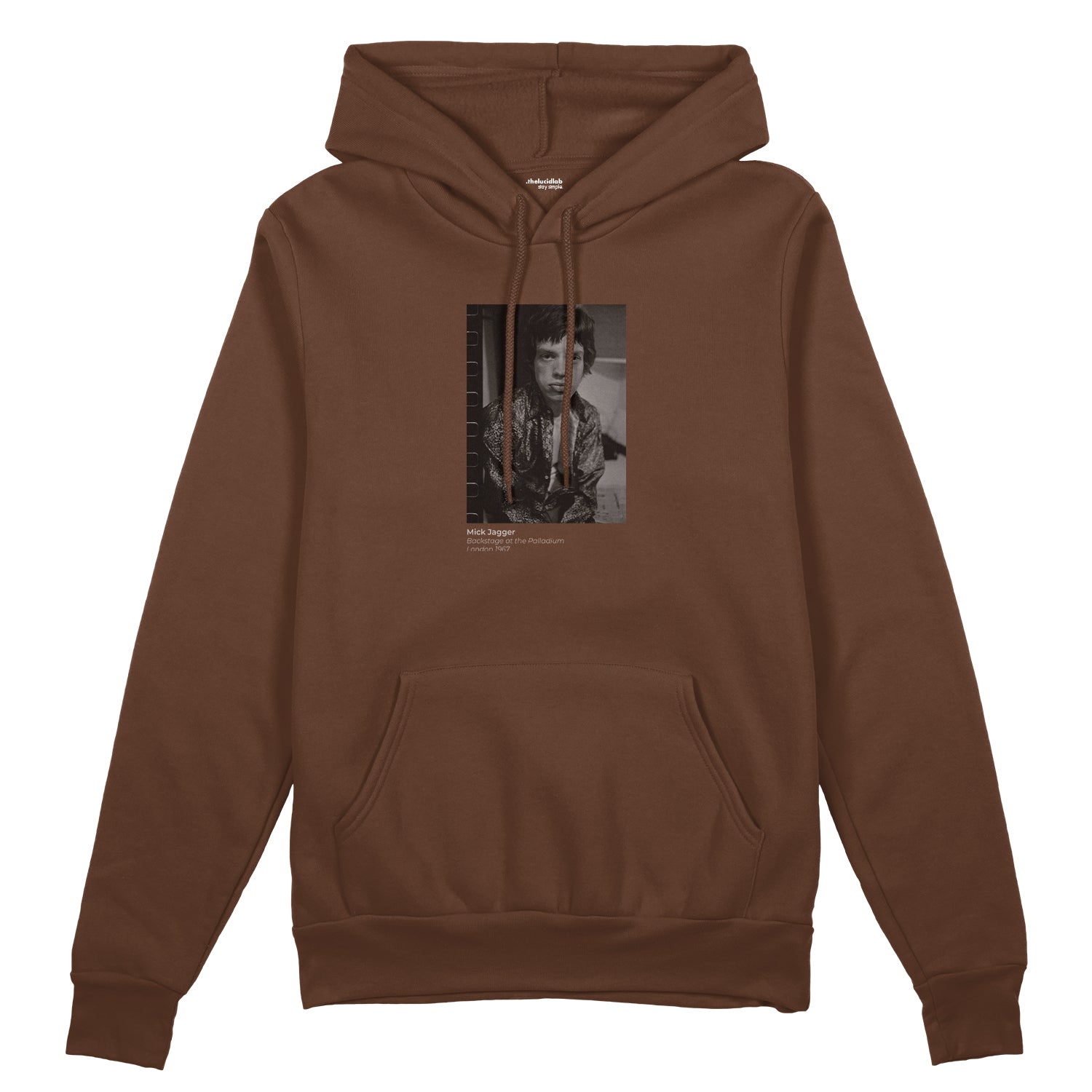 Mick Jagger backstage at the Palladium London 1967 Oversize Hoodie