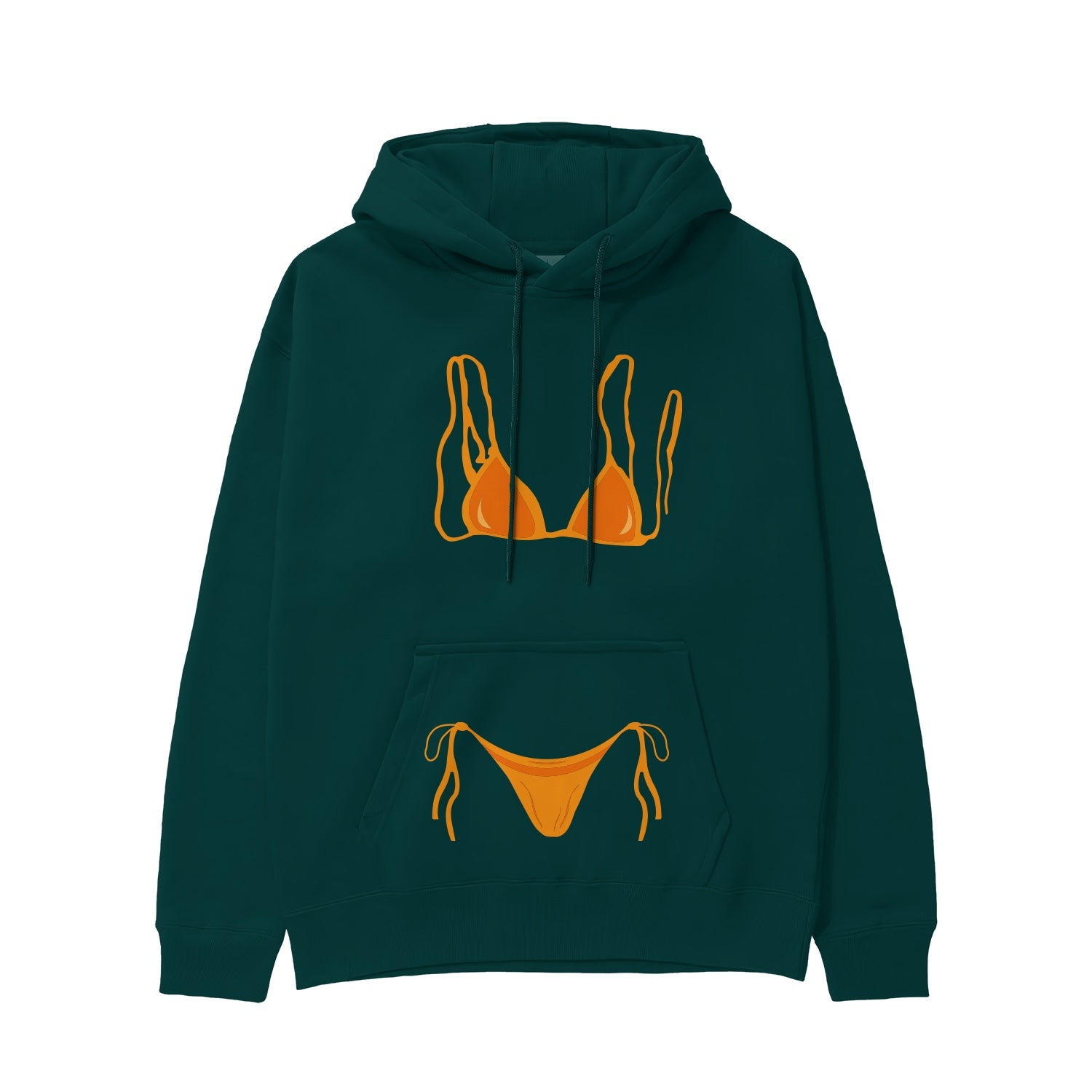 Orange Bikini Hoodie