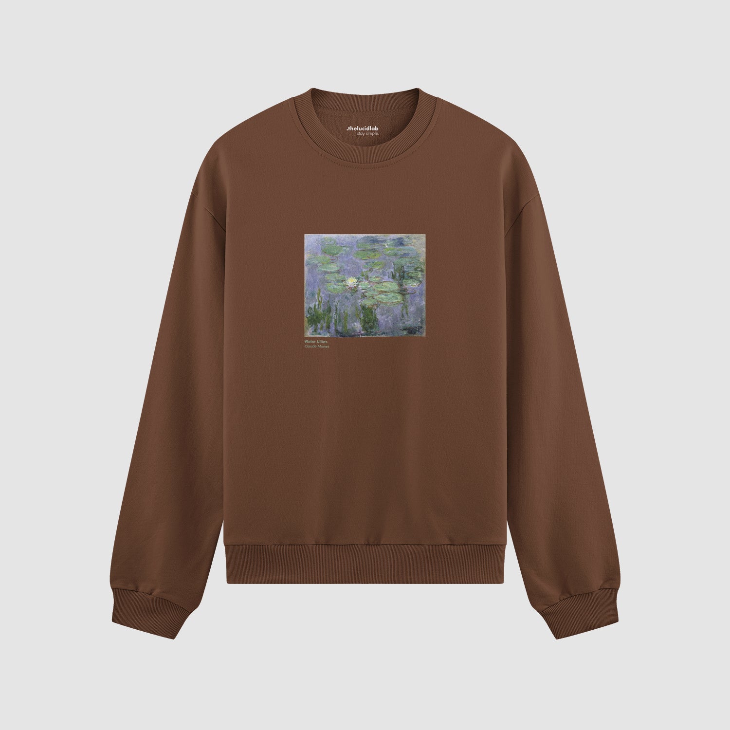 Water Lilies Oversize Sweatshirt