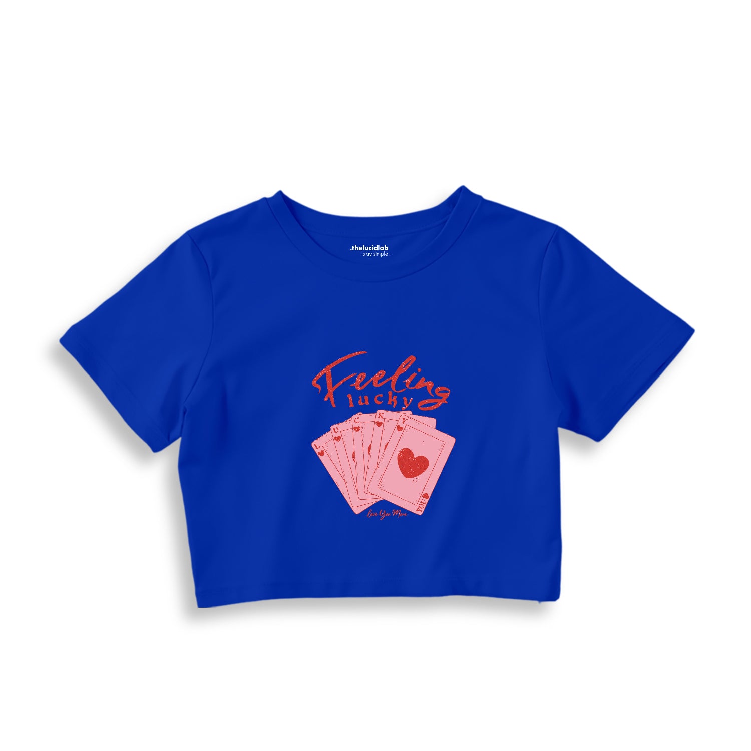 Feeling Lucky Crop Tişört