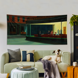 Nighthawks / Gece Kuşları Duvar Örtüsü