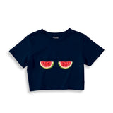 Summer Twins Crop Tişört