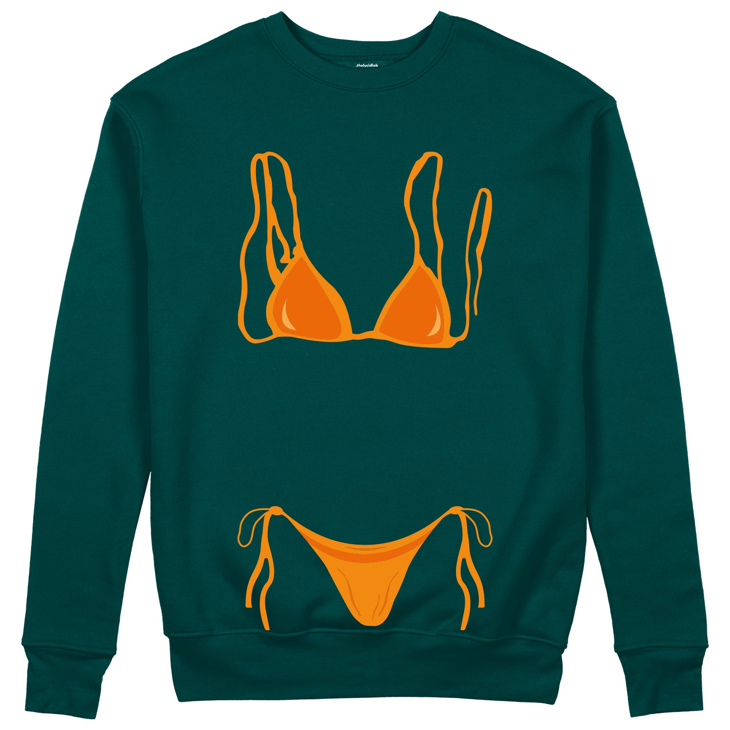 Orange Bikini Sweatshirt